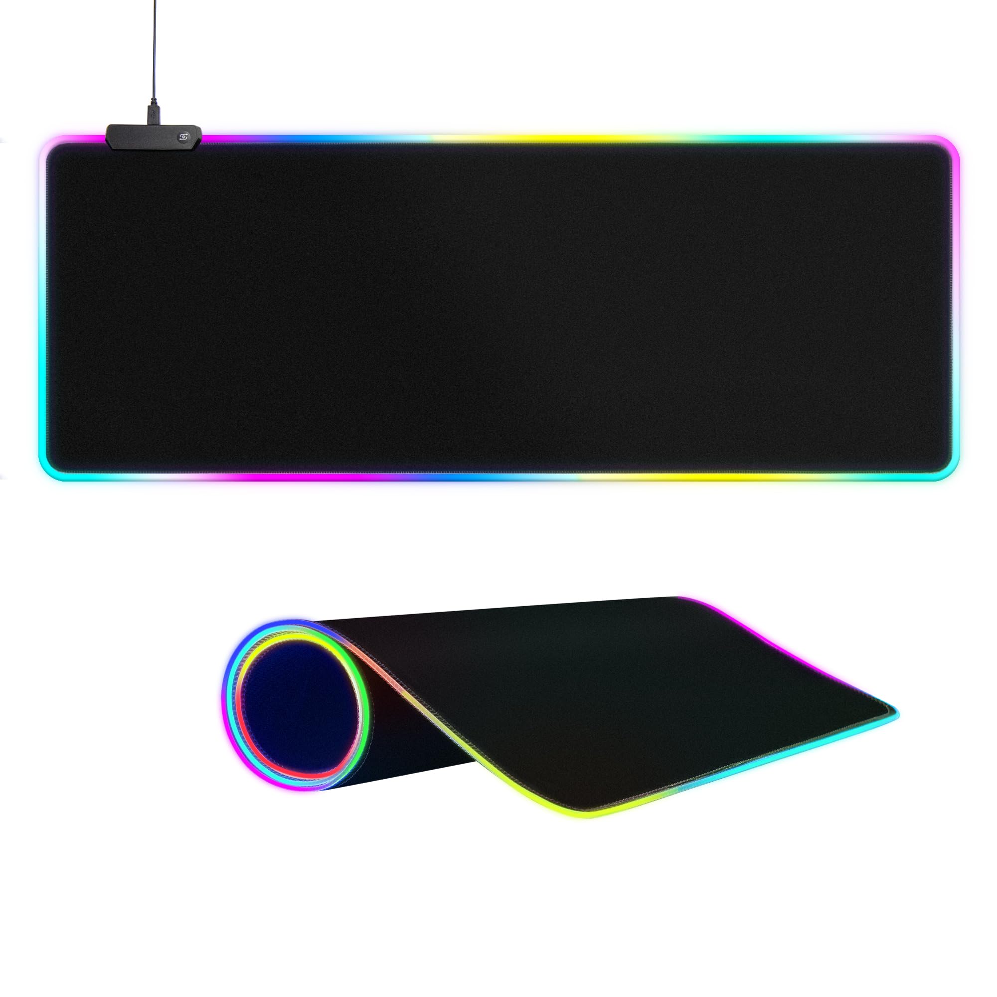 RGB Gaming Solid Black MousePad